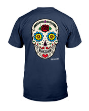 Load image into Gallery viewer, Day of The Dead Rose Calavera Tee