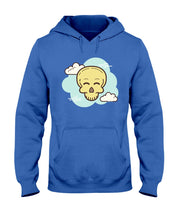 Load image into Gallery viewer, Hooded Sweatshirt Cheerful Skull