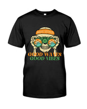 Load image into Gallery viewer, "Good Waves" Skull Tee