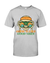 Load image into Gallery viewer, "Good Waves" Skull Tee