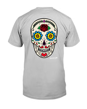 Load image into Gallery viewer, Day of The Dead Rose Calavera Tee
