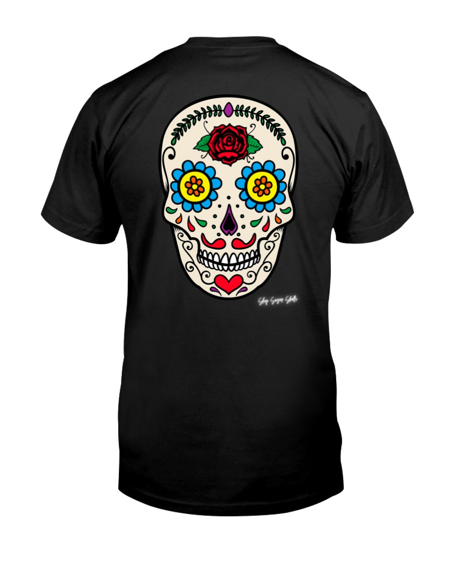 Day of The Dead Rose Calavera Tee