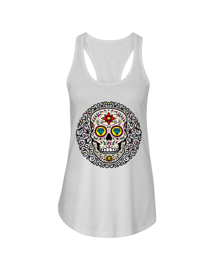 Multi-Colored Calavera Women's Flowy Tank