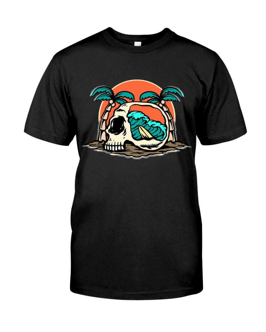 Surfer Skull Graphic Tee